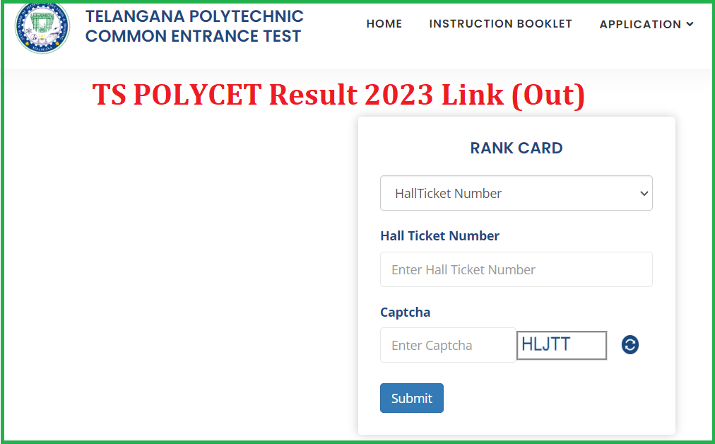 Manabadi TS Polycet Results 2023 Link