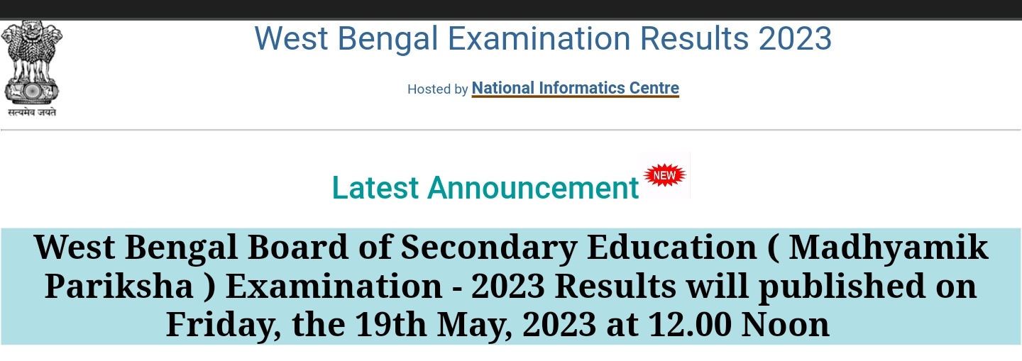 WB Madhyamik Result 2024 Link (Out) wbresults.nic.in 2024 10th Result
